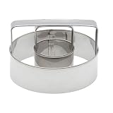 Mrs. Anderson's Baking Donut Cutter with Handle, Stainless Steel, 3-Inches x 3-Inches