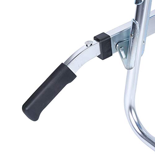 Stair Chair 4 Wheels EMS Stair Chair 70010-BL Ambulance Firefighter Evacuation Medical Lift Stair Chair Emergency Patient Transfer Stair Climbing Wheelchair