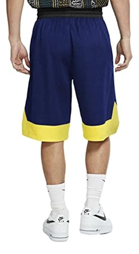 Nike Dry Men's Dri-Fit Elite Basketball Shorts (Royal Blue/Yellow