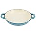Zelancio Cookware 3-Quart Enameled Cast Iron Casserole Dish with lid, Perfect for Braising, Slow Cooking, Simmering and Baking, Teal