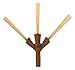 Raw Trident Wooden Cigarette Holder (Limited Edition) Brown
