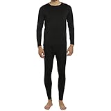 ViCherub Men’s Thermal Underwear Set Fleece Lined Long Johns Winter Base Layer Top & Bottom Sets for Men