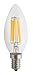 JCKing (Pack of 10 AC 110V-130V 6W E14 Dimmable LED Filament Bulbs Candle tip LED Light Bulb, LED Vintage Antique Chandelier Light Warm White 2700K