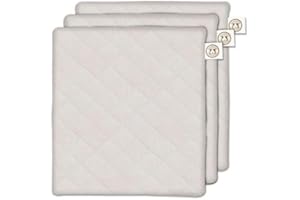 GuineaDad Original Reusable Pee Pads – 3-Pack Gray Fleece Pads for Guinea Pig Cages – 12x12 Inch Waterproof, Extra Absorbent Bamboo Core – Washable Liner for Small Pets – Cage & Carrier Supplies