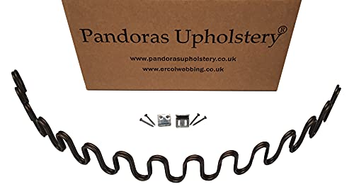 Pandoras Upholstery Complete Replacement 26 Inch Zig Zag Springs x 2 Kit Upholstery Supplies For Chair Sofa Seat Settee — image 1