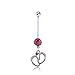 richbest 3Pcs Cute Little Feet Style Pregnancy Belly Button Ring