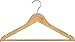 ZOYER Wood Suit Hangers (20 Pack) - Premium Quality Wooden Coat Hangers - Strong and Durable Suit Hangers - Natural