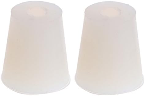 GROOMY 2 Pieces Silicone Rubber Plug Stopper With Hole Airlock Bubbler Valve Wine Brew04#