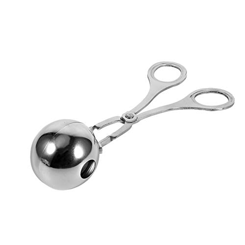 Home Maker Non Stick Meat Melon Baller Maker Stainless Steel Cookie Dough Meatball Scoop Small (Size : L)