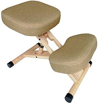 バランスチェア 人間工学 ニーリングチェア パールウールクッション オフィスチェア 折り畳み ホームとオフィスのために首の痛み座り姿勢矯正椅子を救済するための調節可能なエルゴノミックチェア椅子を持ち上げます 姿勢 バックボーン矯正 Skolanazamku Cz
