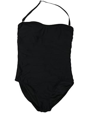 Starburst Bandeau One Piece Bathing Suit