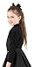 BlackButterfly Kids Half Sleeve Bolero Childrens Girls Shrug Cardigan Top (Black, 7-8 YRS)