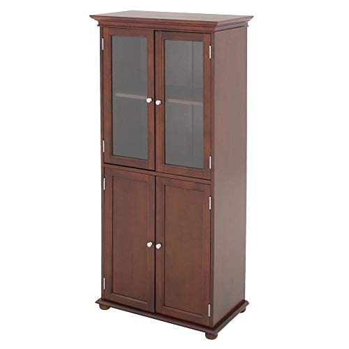 Home Decorators Collection Hampton Harbor 25 in. W Linen Cabinet in Sequoia