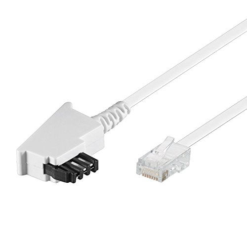 TAE DSL RJ45 Internet Cable For FRITZ BOX Speed Port WiFi VOIP IP connection cable Fritz Box Router white weiß 7.5m