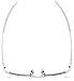 Visualites 1 Crystal 2.00 Power Lightweight Rimless Rectangle Reading Glasses