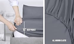 Utopia Bedding Queen Size Sheet Set, Soft