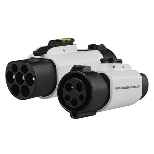 GOOD ENERGY Adaptador de Carga EV Tipo 1 (Cargador) a GB/T (Auto) | Auto con Puerto GB/T AC en Cargadores Tipo 1 | Solo AC 32 A 7.4 kW | Factura CFDI 4.0