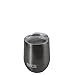 Penguin Cold Insulated Wine Glass | 12oz Stainless Steel Wine Glass Tumbler with Sipper Lid | BPA-Free, Double-Wall Vacuum Insulated, 18/8 Stainless Steel (Gunmetal)