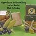 3 x CARIA Aleppo Laurel and Olive Oil Bar Soaps Traditional Turkish Natural Castile from Milas Turkey