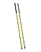 Louisville Ladder FE8912 Fiberglass 375 lb Duty Rating Type IAA Manhole Ladder, 12', Yellow