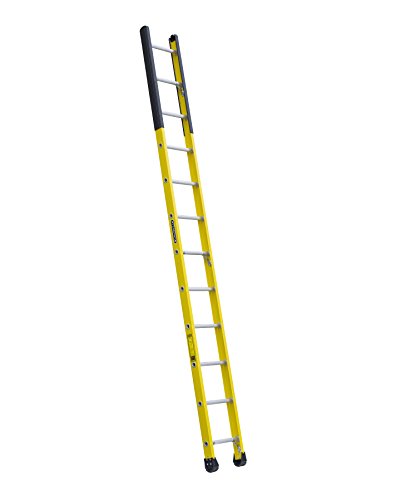 Louisville Ladder FE8912 Fiberglass 375 lb Duty Rating Type IAA Manhole Ladder, 12', Yellow