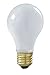 Satco S8522 60 Watt 440 Lumens A19 Incandescent Rough Service Light Bulb, 4-Pack