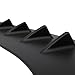 Roof Spoiler Compatible With 2002-2007 Subaru Impreza WRX, Unpainted Black ABS Rear Wind Spoiler Wing By IKON MOTORSPORTS, 2003 2004 2005 2006