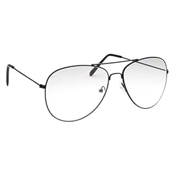 grinderPUNCH Aviator Clear Lens Eyeglasses for Fashion