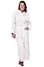Alexander Del Rossa Womens Turkish Terry Cloth Robe, Long Cotton Hooded Bathrobe