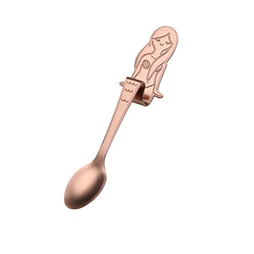Unique Cute Spoon, Lady Butt Hangable for Tea Coffee (Rose Gold)