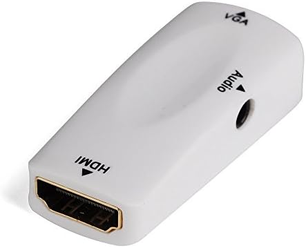 Storin™ 1080p HDMI Female to VGA Converter Adapter with 3.5mm Stereo Audio Conveter