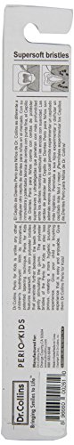 Dr. Collins Perio Toothbrush for Kids, Pink (Pack of 12)
