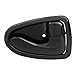 AUTEX 2pcs Black Interior Door Handle Set Front Left Driver Side + Front Right Passenger Side Compatible with Accent 2000 2001 2002 2003 2004 2005 83444, 83445
