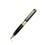 Mengshen Mini Spy Pen HD 1280x960P Video Hidden Camera Camcorder Recorder Cam, Executive Style Ballpoint Pen, Works Easily For PC/Mac MS-HC01H (Color Golden)