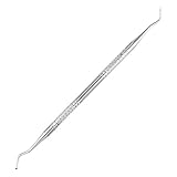 IBEET Ingrown Toenail File,Curved End,Textured Grip,Double Sided Nail File Cleaner