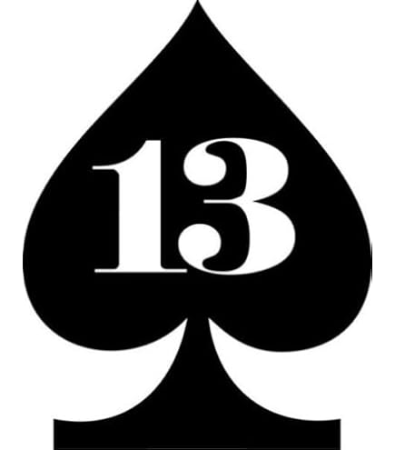 Amazon.com: spdecals Lucky Number 13 Car Window Vinyl Decal