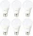 AmazonBasics 60 Watt Equivalent, Daylight, Dimmable, A19 LED Light Bulb | 6-Pack primary
