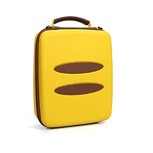 NSTang Nintendo Switch Carrying Case Pokemon Pikachu Ear Tail Carry Bag Portable Waterproof Travel for Console and Game Accessories, YELLOW