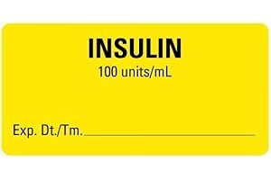 LABELVALUE 2"x1" Insulin Medical Labels