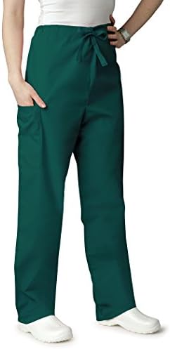 AZ Uniforms Men Women Natural-Rise Drawstring Halloween Costume Party Pants - 504 - Hunter Green - L