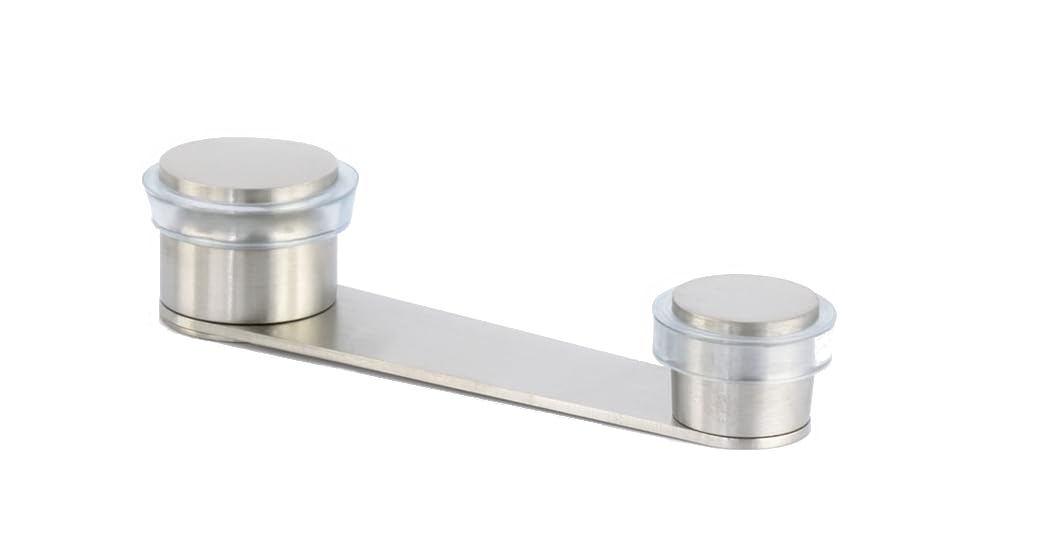 Evi Fittings I-164-tad Door Stop, Wedge Stooper,Stainless Steel, Adhesive or Screw Fix.