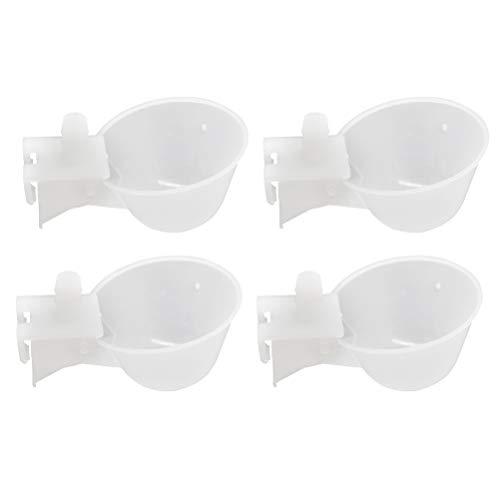 Yardwe 10pcs Pigeon Automatic Waterer and Feeder Drinking Cup Bowl Poultry Bird Watering System