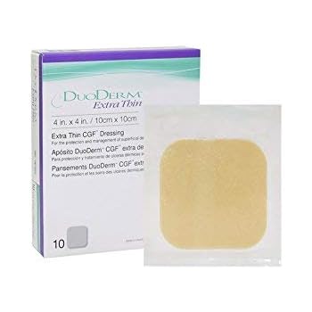 ConvaTec 187955 DuoDERM Extra Thin CGF Dressings 4 X 4 Inches ,10 Count