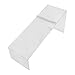 PROLINEMAX 4 Pc 8x3x4 Clear Acrylic Lucite Single Shoe Display Fixture Stand Retail Heels Slant Riser Holder