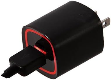 Rapid 2.1 Amp Home Travel Wall Charger Adapter 3ft Flat Micro USB Data Cable for Samsung Galaxy - For Samsung Galaxy S7 S6 S5 S3 S4 Note2 Note3 - Motorola Droid Turbo, Razr Maxx, Moto X, LG G2,