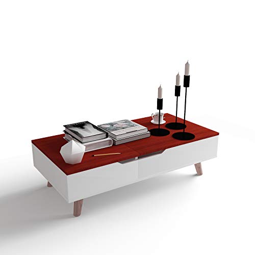 Mecor Lift Top Coffee Table with Hidden Compartment and Storage Drawer