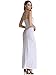 VETIOR Women's Adjustable Spaghetti Straps Long Cami Slip Dress (Small, White)