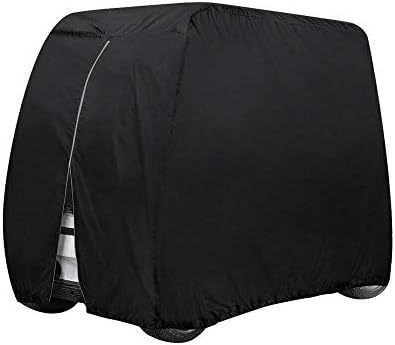 Tonhui Heavy Duty Waterproof Golf Cart Cover 4 Passenger Covers for Yamaha, Club Car, EZ Go All Weather (Fit up to 112 inch Long) Tonhui Heavy Duty Waterproof Golf Cart Cover 4 Passenger Covers for Yamaha, Club Car, EZ Go All Weather (Fit up to 112 inch Long)
