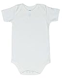 4T 5T 6T 7 Toddler Bodysuit, Short Sleeve Envelope Neck, 100%Cotton, by CBObaby