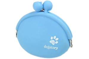 Portable Silicone Pet Treat Bag with Clip – Multi-Function, Travel-Friendly (Blue)